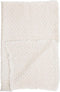 Crane Baby Oatmeal Boho Knit Blanket, Soft Cotton Nursery and Stroller Blanket, 100% Cotton, 30" x 40"