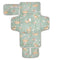 CHUROUSY Deer Portable Diaper Changing Pad with Wipes Holder, Woodland Fawn Foldable Baby