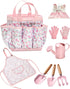 Kids Gardening Tool Set Toys - 8 Pieces Quality Garden Kit for