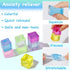 Sketsia 24 Ice Cube Sensory Toys Pcs Squishy Fidget Stress Cube for Adults Kids Anxiety Stress Relief Hand Therapy