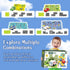 QKSKYP 2024new Set Playset, 3+, DIY Assembling Electric Trolley, Toddler Puzzle Track Play with Vehicles, Puzzle Track