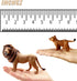 Gemini&Genius 2Pcs Lion Toys for Kids, Safari Animal Figures, Wildlife Family Lions Action Figures for Educational Toys