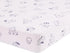 CribMATE Set 3 Set Animal Nursery Crib Bedding for Boys Pieces Blue Raccoon Fox Owl Hedgehog Baby Boy Bedding