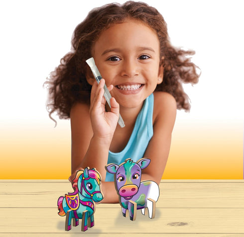 Magic Paint with Water, Mess Free Kids Painting Set, Craft Kit with All Supplies Included (Its My Nature)