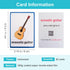 Lilias Instrument Flash Cards, Toddler Learning Toys for Preschool and Kindergarten, 20 Cards in Set