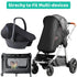 Stroller Sun Shade Cover, Baby Car Seat Carrier Sunshade, Dark Shade Cuts 96% UV Rays