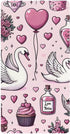 CZXW Swan Valentines Love Crib Sheets Fitted 52" x 28" Natural Cotton Soft