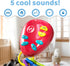 Lollipop Kids Car Keys Sensory Baby Toy, Teething Keys, Baby Rattle, All-in-One Sensory Toys for Babies