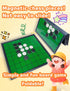2-Player Reversi,Strategy Classic Family Board Game Reversi Brain Teaser STEM Math Skills,Folding Magnetic Board