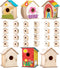 QUYSK 24 Sets DIY Wood Birdhouse Bulk for Kids Parties and Classrooms, Art