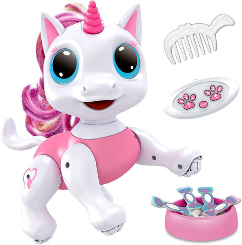 Power Your Fun Robo Pets Unicorn Toy for Girls and Boys -