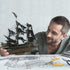 Piececool Metal 3D Puzzles for Adults - Flying Dutchman Pirate Ship Model Kits - DIY Craft Kits for Family Time, Great