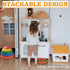 makarci 5pcs Stepping Stones for Kids, Non-Slip Plastic Balance Stones, Sensory Play Equipment for Age 3-8 Years