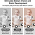 High Contrast Baby Cards for Infants, Black and White Baby Toys for Newborns, Visual Stimulation Development