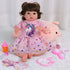 BABESIDE 13 Pcs Baby Doll Clothes - Accessories for 17-20 Inch Dolls, Feeding & Care Set with Clothes & Magic Bottle