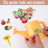 Set, 3 4 5 6 7 8 Kids Gardening Kids Gardening Tools with Watering Can, Shovel, Rake, Gloves, Waterproof Apron