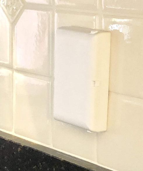 Baby Toddler Electrical Safety Cover Guard for Home and Business, Traditional Outlet (1 Count, White) - Pet Resistant,