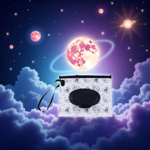 JJLFresheners Wet Wipes Box Cute Clamshell Wipes Case Reusable Travel Refillable Portable Wipes Container Diaper Wipe