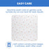 Delta Children 100% Cotton Flannel Baby Receiving Blankets for Girls and Boys, 30x30 Inches (Pack of 4), Space