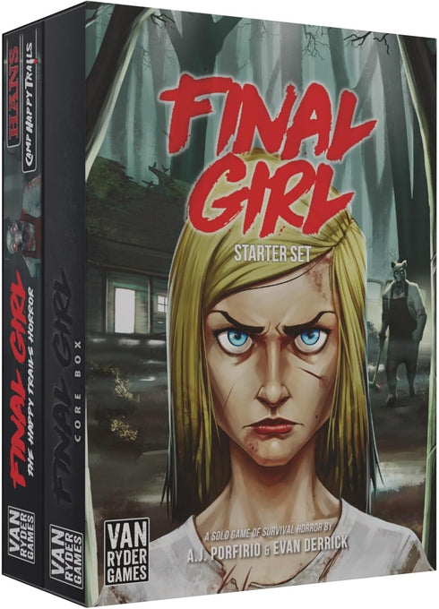 Final Girl: Starter Set - Core Box & Happy Trails Feature Film - 1 Player Board Game for Ages 14+