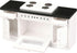 1:12 6 Inch Wooden Dollhouse Kitchen Stove, Mini White Oven with Burners and Range, Scale Cabinet Furniture for Dolls