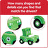 hand2mind Numberblocks Mini Vehicles, Race Car Toy Playsets, Counting and Math Toys for Kids 3-5 Birthday Gifts