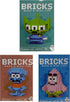 Micro Mini Building Blocks Anime Character Set (500+ Pieces), Ages 14+, Toys Gifts for Kids and Adults (3 Pack)