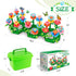 SpringFlower Gifts Toys for Girls: Flower Garden Building Kit with Storage Case, Educational STEM Toy for Toddlers,