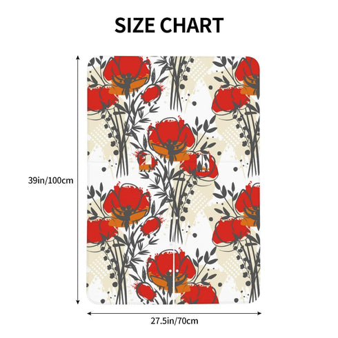 CQMZJHU Red Poppies Baby Car Seat, Rain Shelter, Multifunctional Nursing Cover for Newborns, Mother Care, Breastfeeding