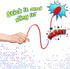 Large Sticky Tongue (2 Stretchy Toys Pack), Slap Hands Sticky Toy, Birthday Party Favors & Goody Bag Stuffers
