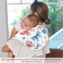 decor gift 4th 4 Pack 22x11in Cotton Muslin Burp Cloth Soft Touch Patriotic Ribbons of July Baby spit up Cloth