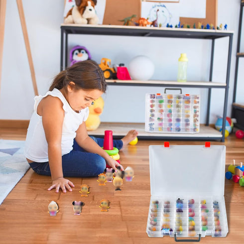 Display Case for Disney Doorables Collectible Mini Figures, Storage Organizer for MGA Entertainment Miniverse