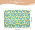 siphylline 52" 34" Cute Cartoon Banana Extra Large Resuable Potty Training Pee Pad Soft Absorbent Flat Crib Pads