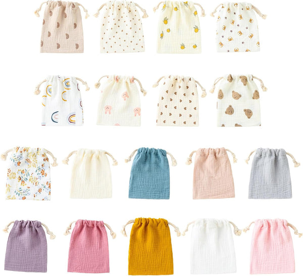 Uitndvyte Dry Wet Bags for Diapers Storage Washable Baby Nappy Bag Infant Cloth Diaper Wetbag Reusable Drawstring Nappy