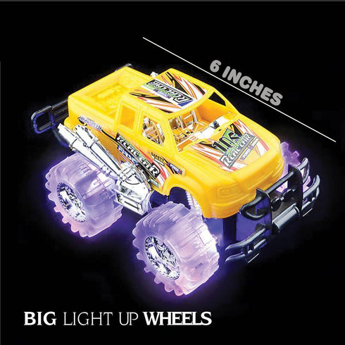 ArtCreativity Light Up Monster Trucks - 2 Toy Truck Set for Boys & Girls, Monster Trucks for Ages 3-6, Easter Gifts