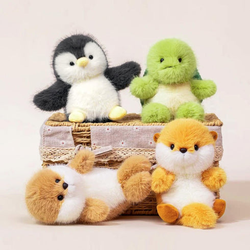 PEACH CAT Turtle Stuffed Animal Cute Plushies Small Plush Toys Gifts for Kids Green