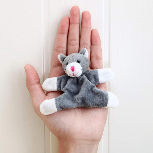Animal Magnets Toy Set, Plush Magnet Animals for Refrigerator, 8-Piece Set