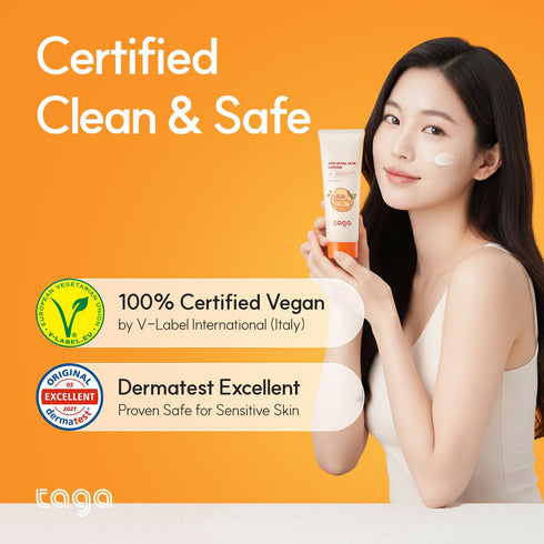 300 ml TAGA ATO Vital Vita Kids Bath & Shampoo | Vegan Hypoallergenic All-in-One Bath & Hair Cleanser with Ceramide
