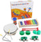 EASTROCK 13 Pcs Musical Instruments Set, Best Gifts for Children, Includes Tambourine, Xylophone, Egg Shakers