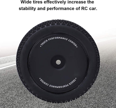 2Pcs RC Tire, 1:14 Scale RC Car Rear Tires, Tire Replacement Tyre Upgrade Spare Parts for Wltoys 144001 1/14 RC Car
