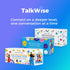 TALKWISE 700 Communication Team Building Conversation Cards for Coworkers, Fun Team Building Games for Work, Cards