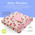 Tummy 30" 40", Itzy Ritzy Baby Blanket Soft Cotton Muslin Multi-Use Blanket - Can Be Used as a Time Mat, Nursing Cover