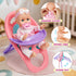 12 Set 3 4 5 6 26pcs Pillow/Highchair/2 3-5-7 Golray in Baby Doll Toys with Stroller for Year Old Girl - Babydoll