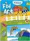 Vinlon Foil Fun Arts and Crafts Kits for Kids, Mess Free Travel Activities Toys for Ages 4-10