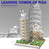 LQPFBSM Set 2500 Leaning Tower of Pisa Micro Mini Building Blocks Italy Architecture Building Kits Famous Landmark