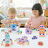 3-5,Montessori Robot Toys for Kids Wooden Learning Toy with Take Apart Features Robots,STEM Educational Play Fine Motor