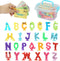 Alphabet Letters Learning Suction Toys: ABC Silicone Baby Bath Toys for Toddlers 1-3, Educational Montessori Sensory