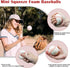 60 Pcs Baseball Stress Ball, 2.5 Inch Mini Squeeze Foam Baseball for Kids, Relaxable Sports Ball for Parties