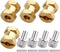 4PCS CrazyHobby Brass Wheel Hubs Extensions, 12mm Wheel Spacers Hex Drive Adapter for 1/10 RC Crawler Axial SCX10 &