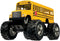 KinsFun 5" Monster School Bus Die Cast Metal Model, Pullback Action Toy Monster